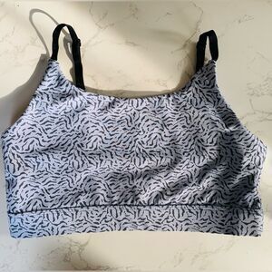 Anthropologie Allfenix Blue Powder Sports Bra | Medium